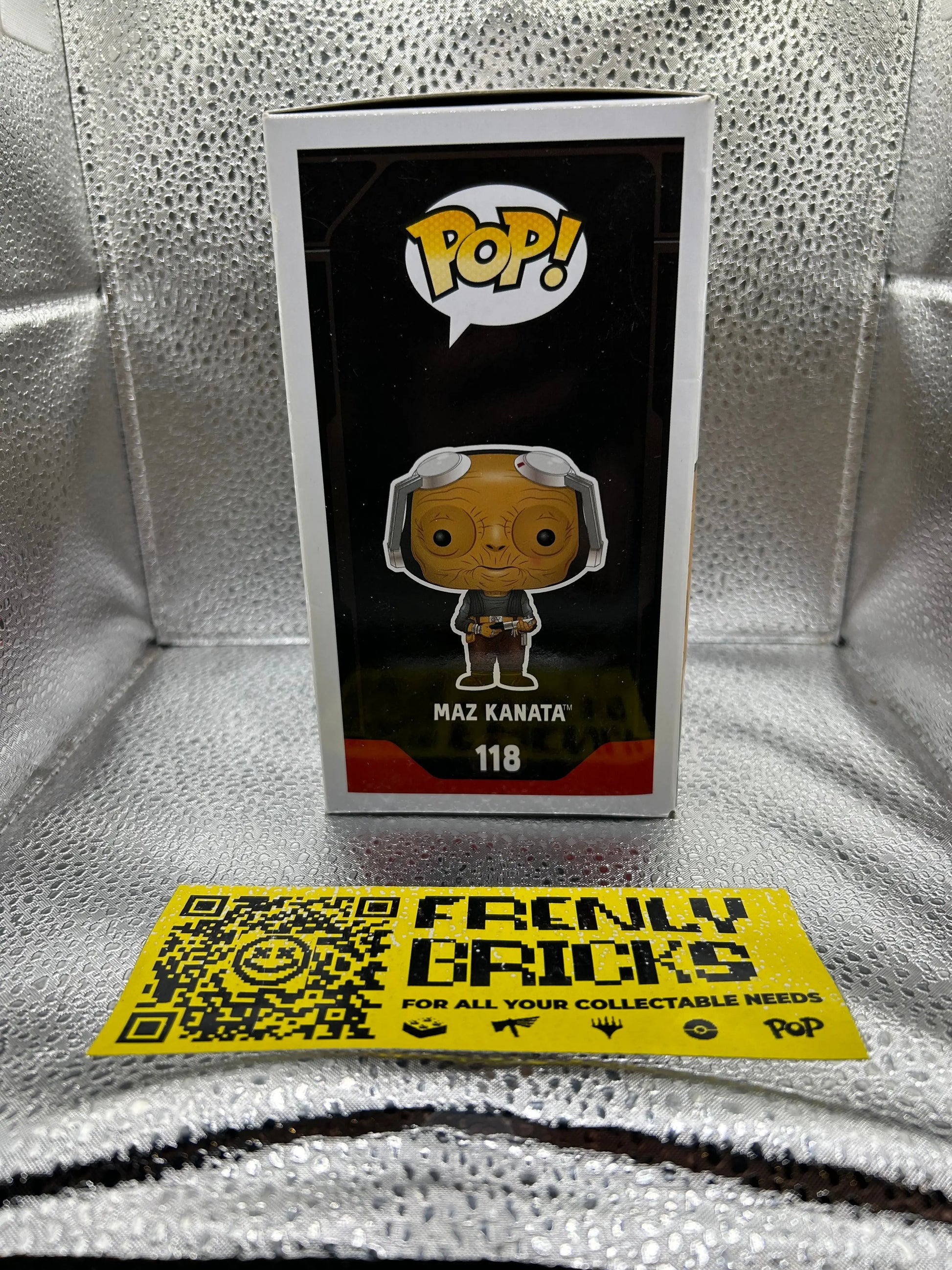 Pop Vinyl Star Wars #118 Maz Kanata FRENLY BRICKS - Open 7 Days