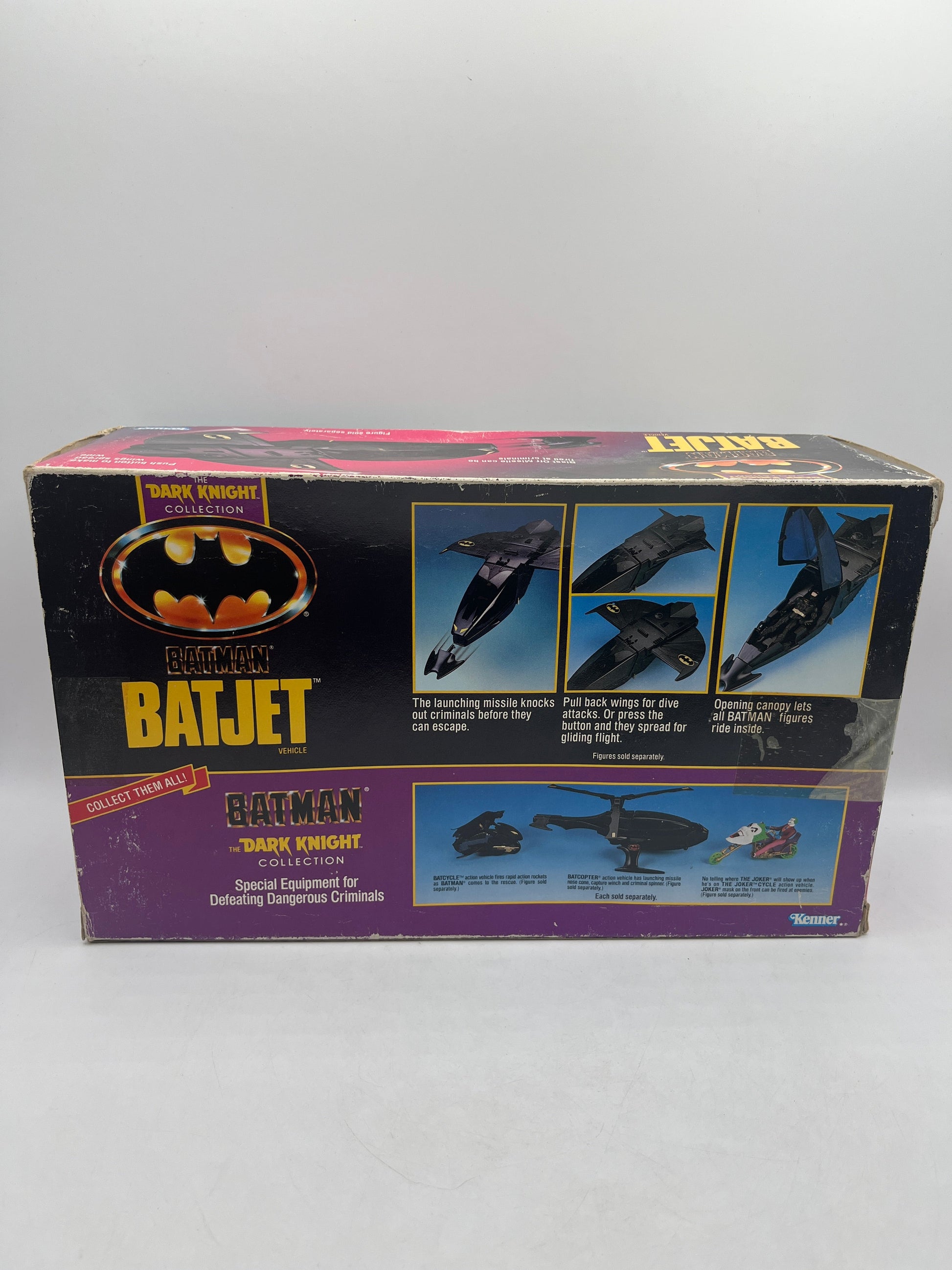 Batman Batjet Vehicle – Vintage 1990 Kenner Dark Knight Collection FRENLY BRICKS - Open 7 Days