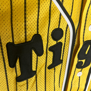 Nippon Baseball Hanshin Tigers Yellow/Black Blank Jersey Large