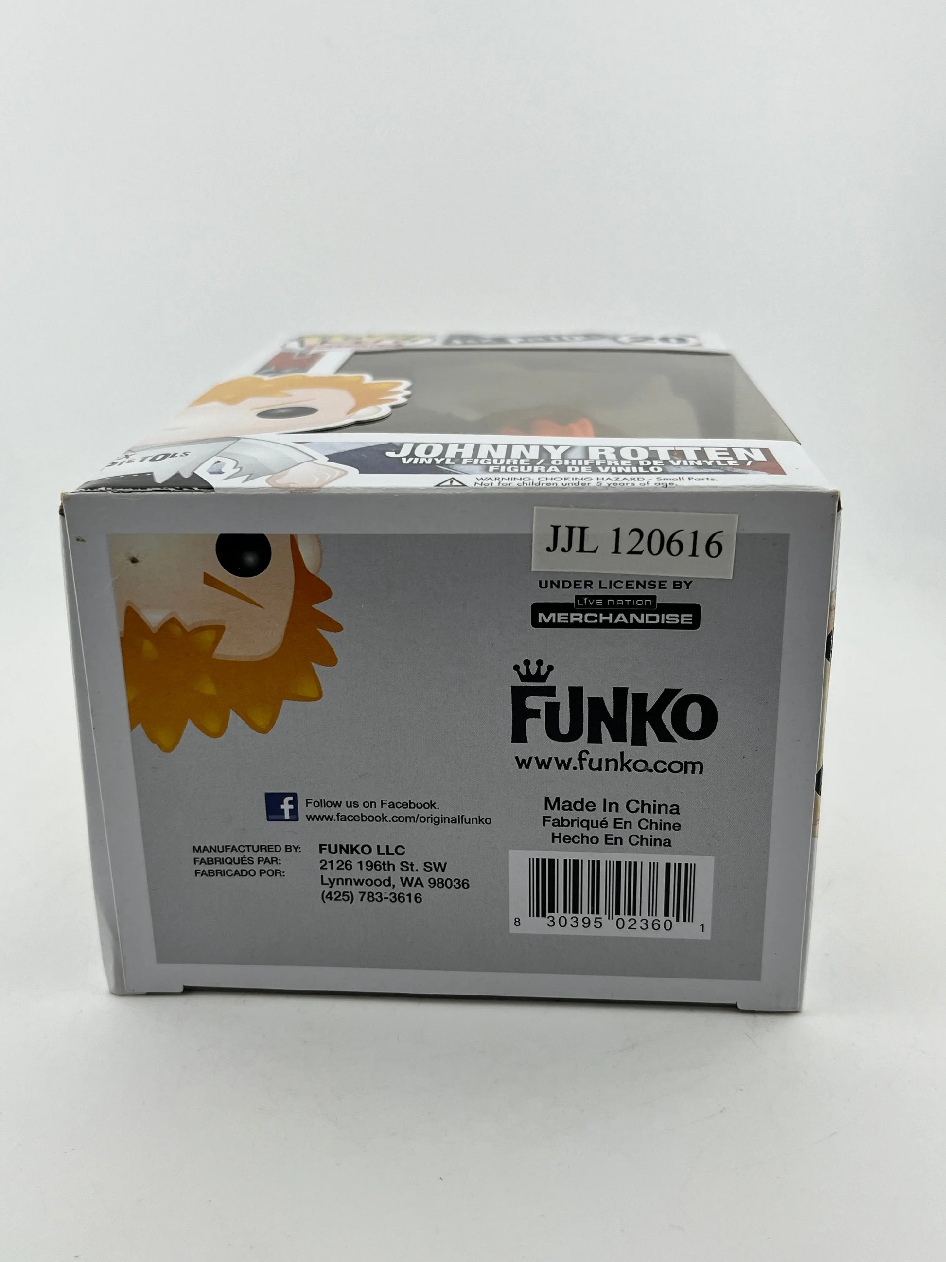 Funko POP! Rocks Sec Pistols - Johnny Rotten #20 - Vinyl Collectable FRENLY BRICKS - Open 7 Days