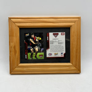 David Hille Signed 2007 - Select Champions - Essendon - Framed With COA FRENLY BRICKS - Open 7 Days