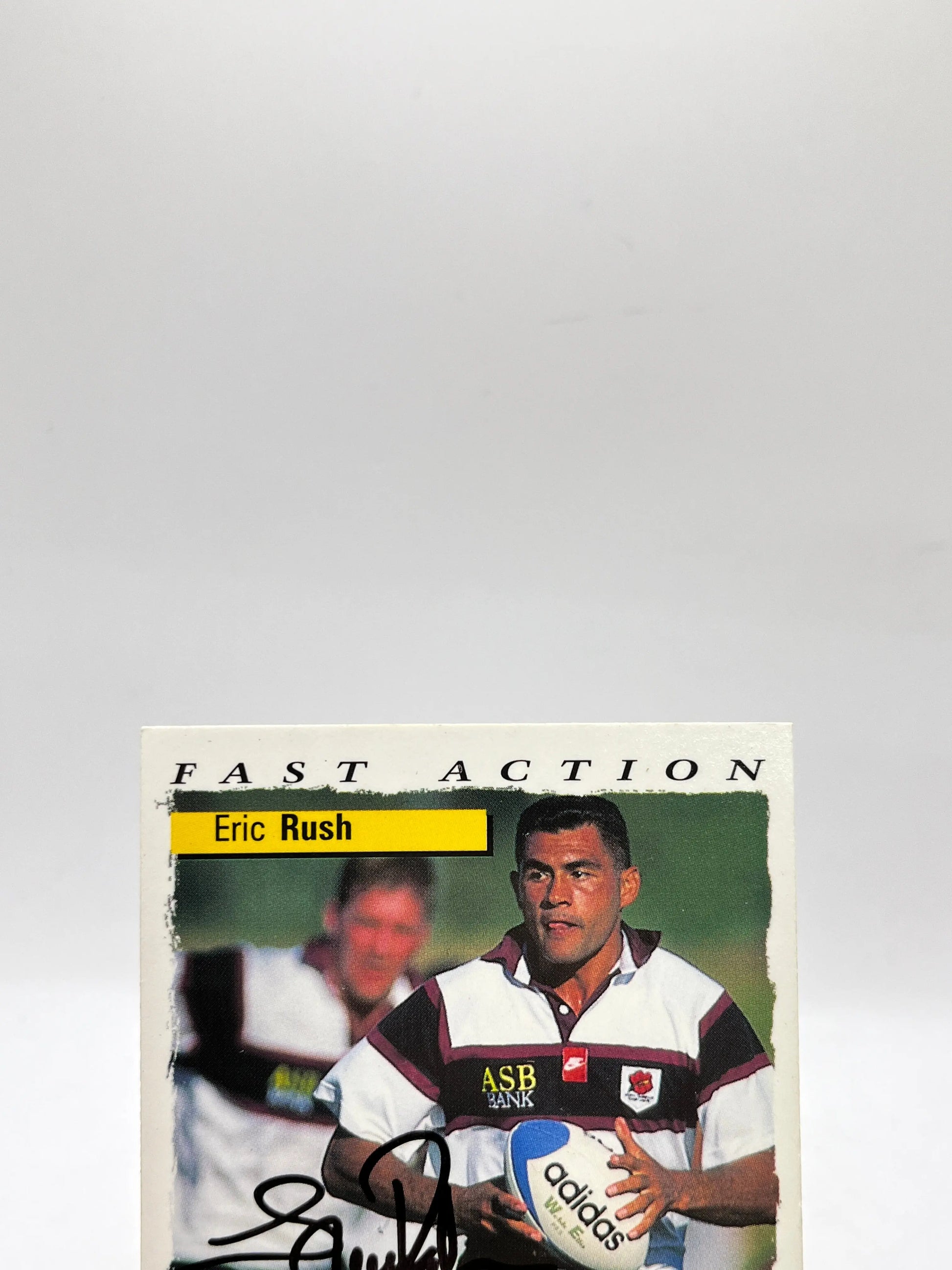 Fast Action Eric Rush Autograph - Rugby Superstars NZ Rugby Union #93 FRENLY BRICKS - Open 7 Days