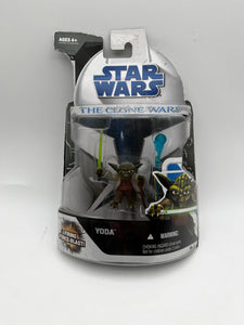 Hasbro Star Wars The Clone Wars No. 3 Yoda Figure New Sealed