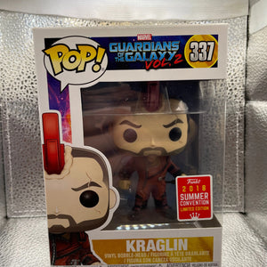 Marvel Funko Pop - Kraglin - Guardians of the Galaxy Vol. 2 - SDCC - No. 337 FRENLY BRICKS - Open 7 Days