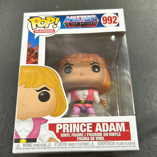 Pop Vinyl Masters of the Universe 992 prince Adam FRENLY BRICKS - Open 7 Days