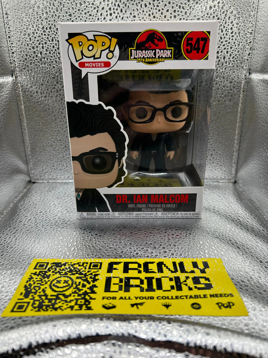 Pop Vinyl Jurassic Park #547 Dr. Ian Malcom FRENLY BRICKS - Open 7 Days