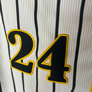 Nippon Baseball Hanshin Tigers “Hiyama #24” White Jersey Large