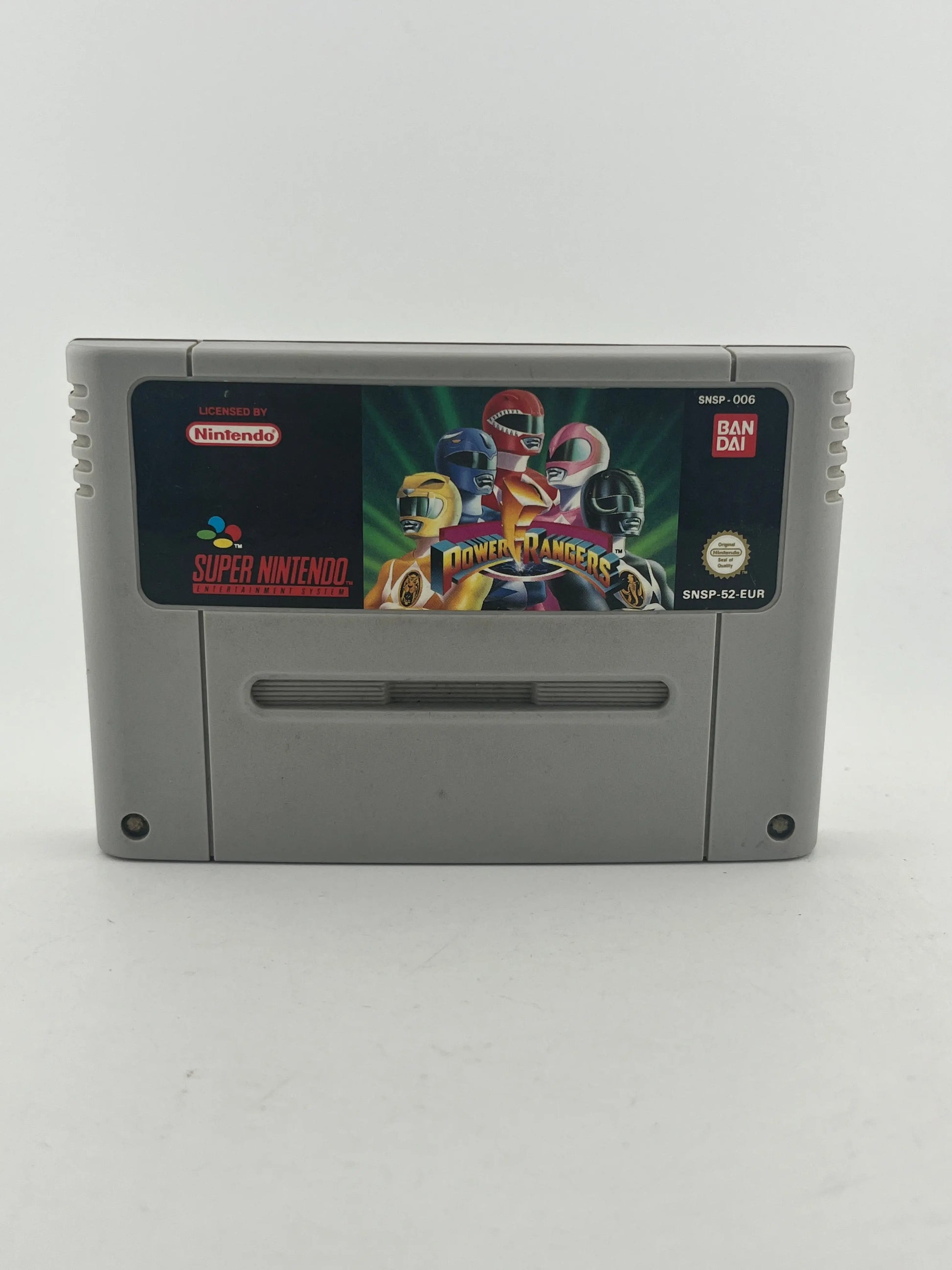 Mighty Morphin Power Rangers (Super Nintendo SNES, 1994) - Untested FRENLY BRICKS - Open 7 Days