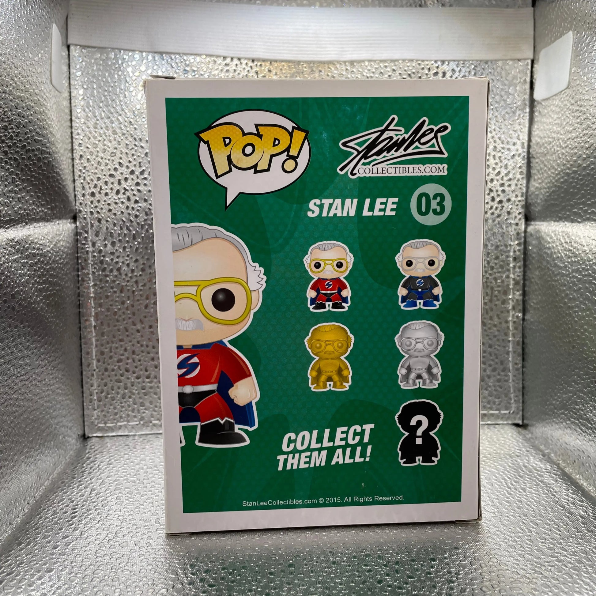 Funko Pop! Vinyl Stan Lee 03 Red Superhero Comikaze Exclusive 2015 Vaulted FRENLY BRICKS - Open 7 Days