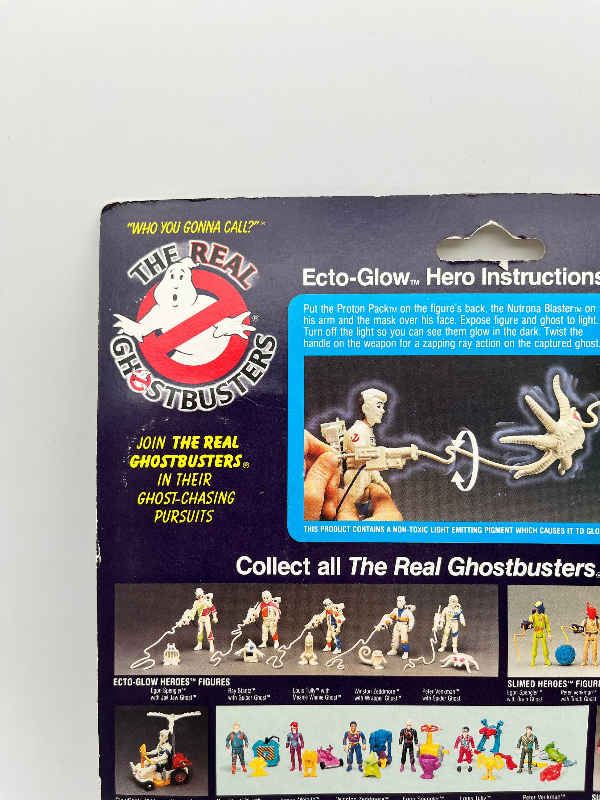 Kenner The Real Ghostbusters: Ecto-Glow Heroes - Egon Spengler and Jail Jaw - Sealed FRENLY BRICKS - Open 7 Days