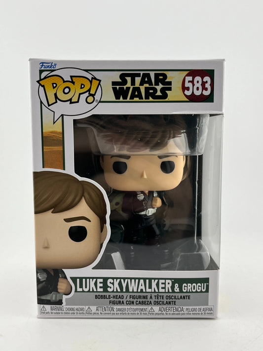 Funko POP! Star Wars - Luke Skywalker & Grogu #583 - Vinyl Collectable FRENLY BRICKS - Open 7 Days