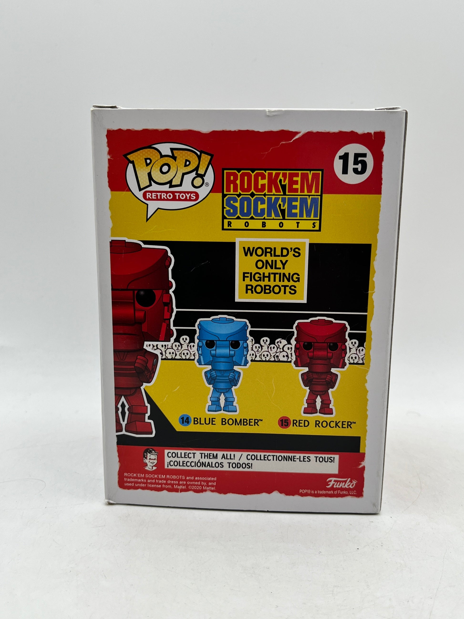 Funko POP! Retro Toys Rock’em Sock’em Robots - Red Rocker #15 - Vinyl Collectable FRENLY BRICKS - Open 7 Days