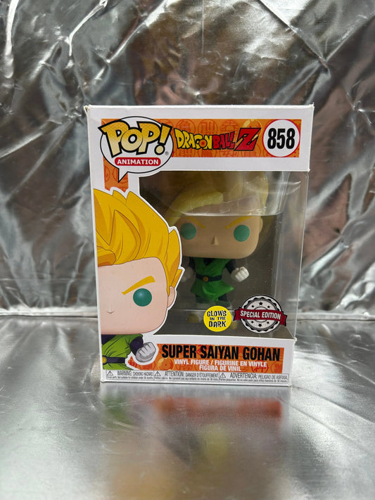 Funko POP Animation - Dragon Ball Z - Syper Saiyan Gohan #858 FRENLY BRICKS - Open 7 Days