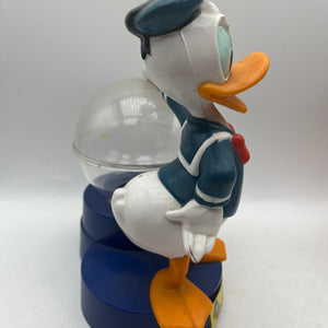 Rare Vintage 1988 Disney Donald Duck Gumball Machine Coin Bank Superior FRENLY BRICKS - Open 7 Days