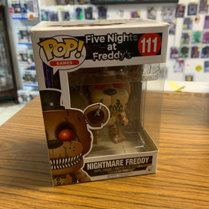 Five Nights at Freddy's #111 Nightmare Freddy Funko Pop! FRENLY BRICKS - Open 7 Days