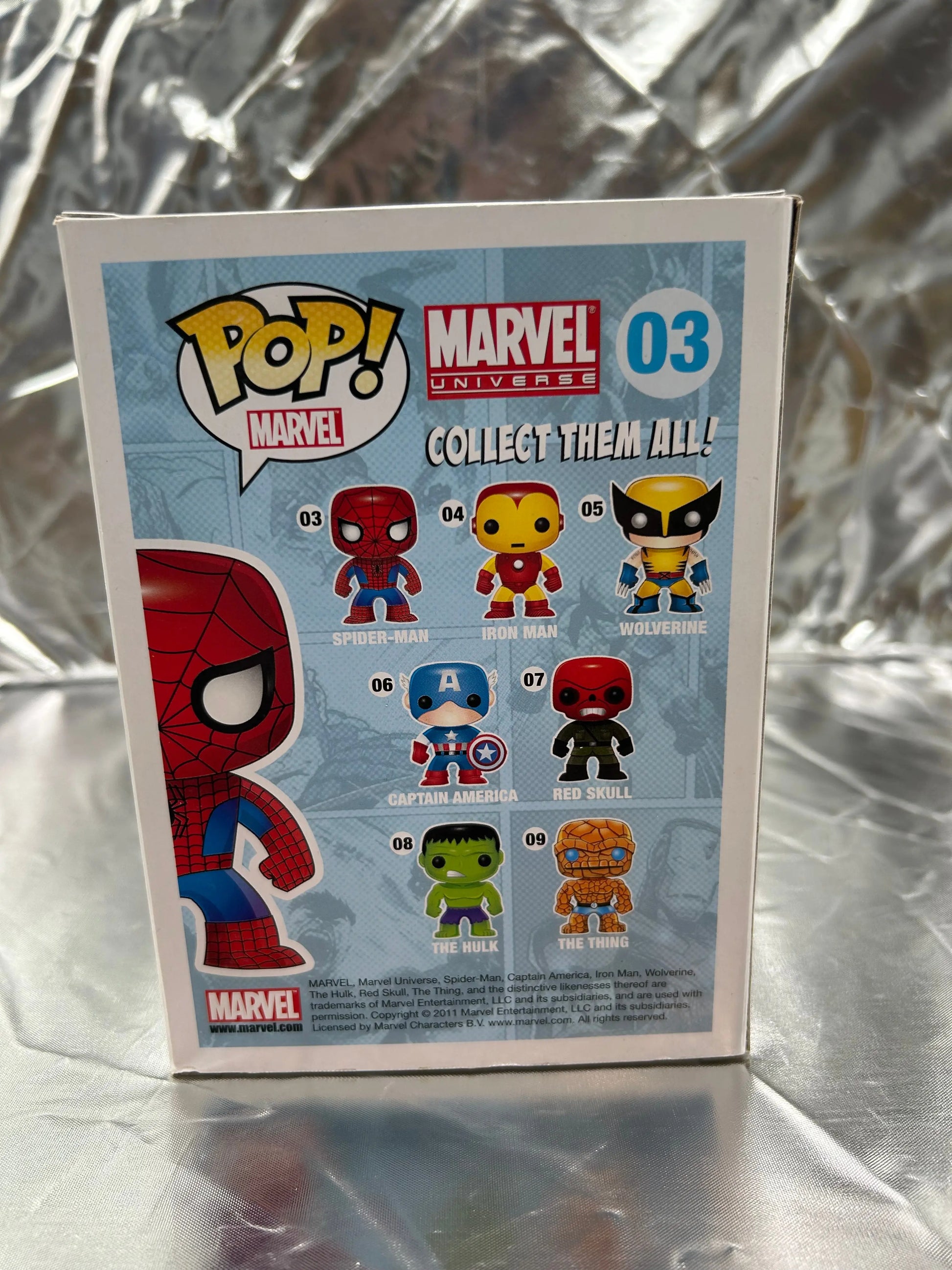 Funko Pop Vinyl #03 Spider-Man FRENLY BRICKS - Open 7 Days