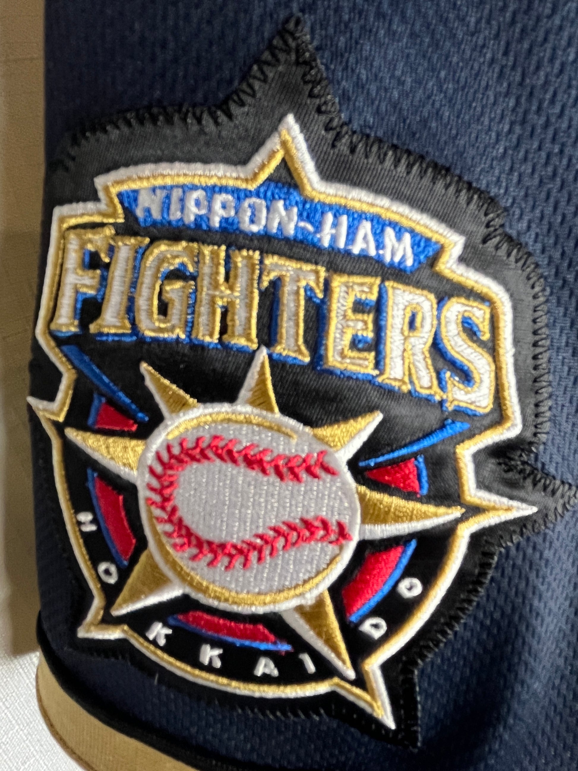 Nippon Baseball Hokkaido Fighters “Nakata #6” Flower Blue Jersey XLarge