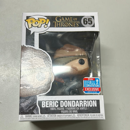 Pop Vinyl Game of Thrones 65 BericDondarrion FRENLY BRICKS - Open 7 Days