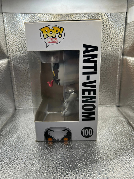 Funko Pop Vinyl Marvel #100 Anti-Venom FRENLY BRICKS - Open 7 Days