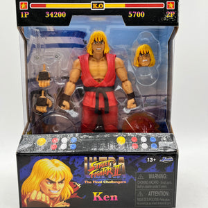 Jada Ultra Street Fighter II The Final Challengers Ken Figure - Sealed FRENLY BRICKS - Open 7 Days