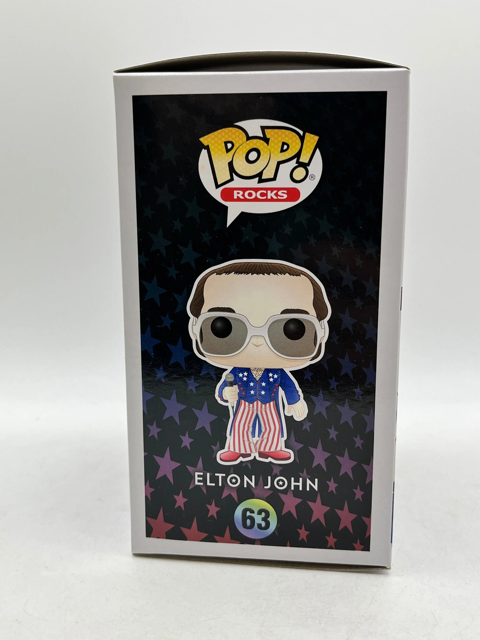 Funko POP! Rocks - Elton John - Elton John Red, White & Blue #63 - Vinyl Collectable FRENLY BRICKS - Open 7 Days