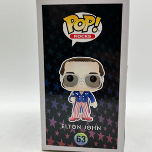 Funko POP! Rocks - Elton John - Elton John Red, White & Blue #63 - Vinyl Collectable FRENLY BRICKS - Open 7 Days