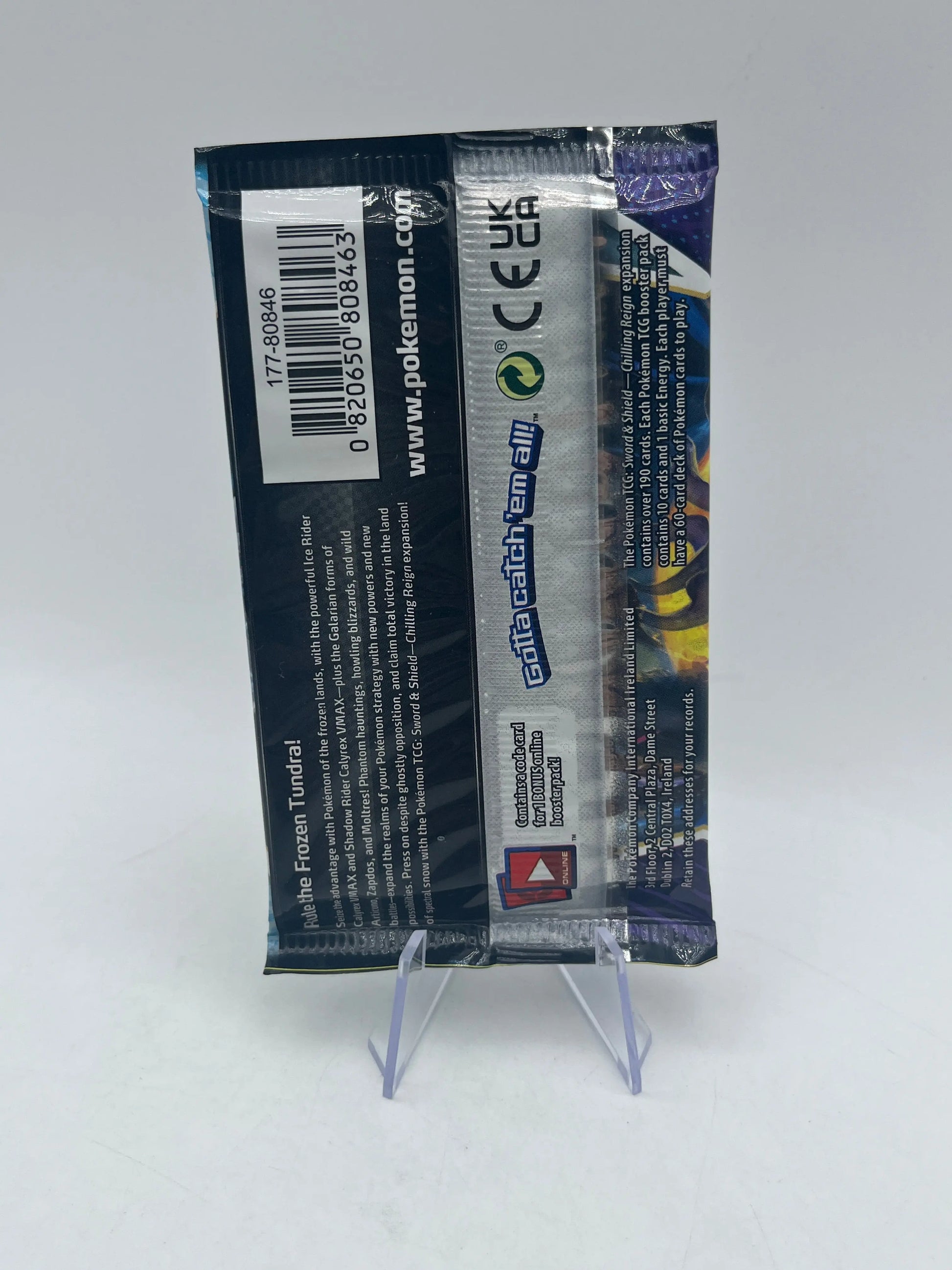 Pokemon TCG - Sword & Shield Chilling Reign  Booster Pack X5 - Art Set Sealed FRENLY BRICKS - Open 7 Days