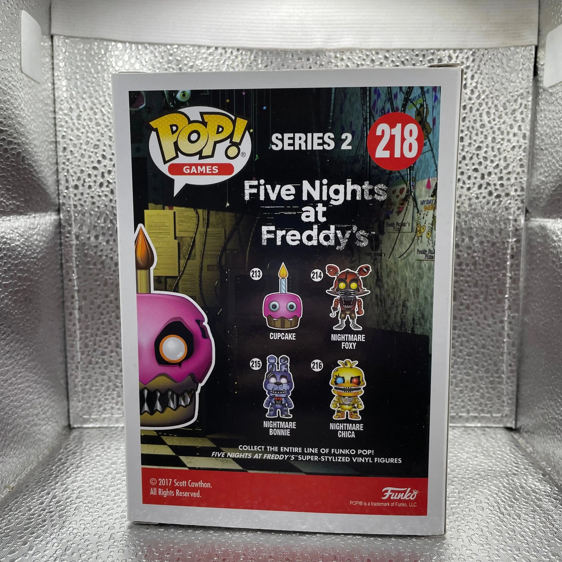 FUNKO POP! FIVE NIGHTS AT FREDDY’S FNAF SERIES 2 #218 NIGHTMARE CUPCAKE FRENLY BRICKS - Open 7 Days