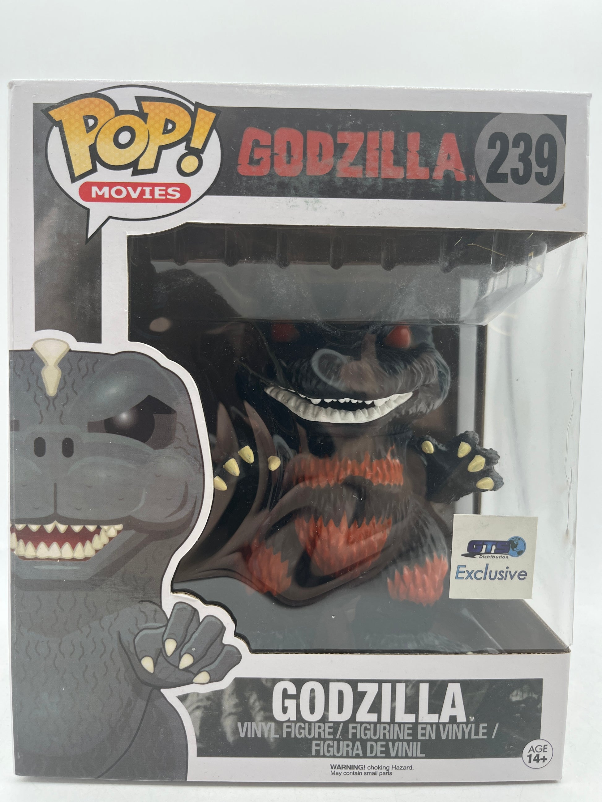Funko Pop Godzilla 239 Burning 6" GTS Exclusive Vaulted Vinyl Figure image 1