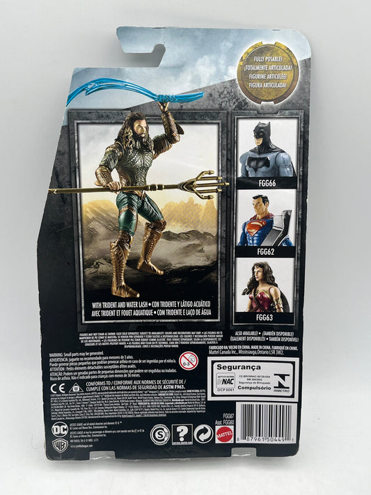 MATTEL DC Justice League AquaMan Action Figure Water Lash 2017 FRENLY BRICKS - Open 7 Days