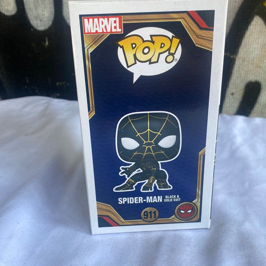 Funko POP! Spider-Man #911 black & gold baby FRENLY BRICKS - Open 7 Days