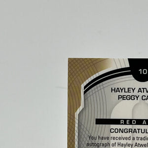 Upper Deck Marvel Infinity Saga - Allure Red Auto Hayley Atwell as Peggy Carter FRENLY BRICKS - Open 7 Days