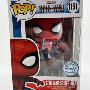 Funko POP! Marvel Civil War - Spider-Man #1151 - Special Edition FRENLY BRICKS - Open 7 Days