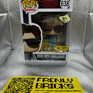 Pop Vinyl Tv Stranger Things Steve (With Sunglasses) Hot Topic Exclusive FRENLY BRICKS - Open 7 Days