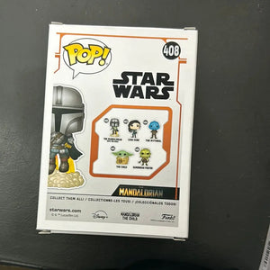 Star Wars: The Mandalorian - The Mandalorian with Jetpack Pop! Vinyl #408 FRENLY BRICKS - Open 7 Days