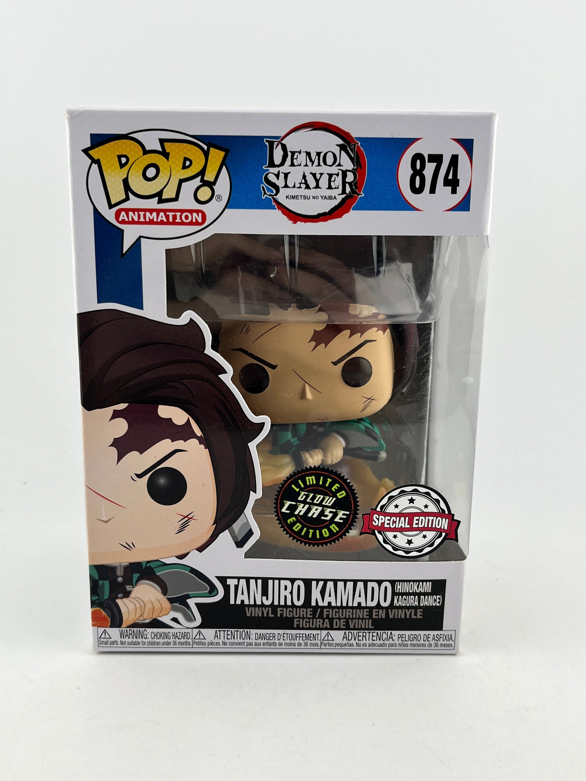 Funko POP! Animation Demon Slayer - Tanjiro Kamado #874 - Glow Chase FRENLY BRICKS - Open 7 Days