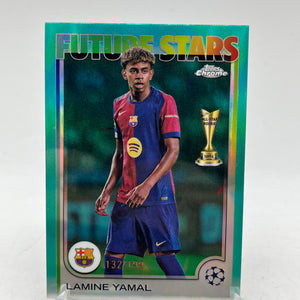 2024/2025 Topps UEFA club competitions Lamine Yamal Silver /199 - Future Stars, RC FRENLY BRICKS - Open 7 Days
