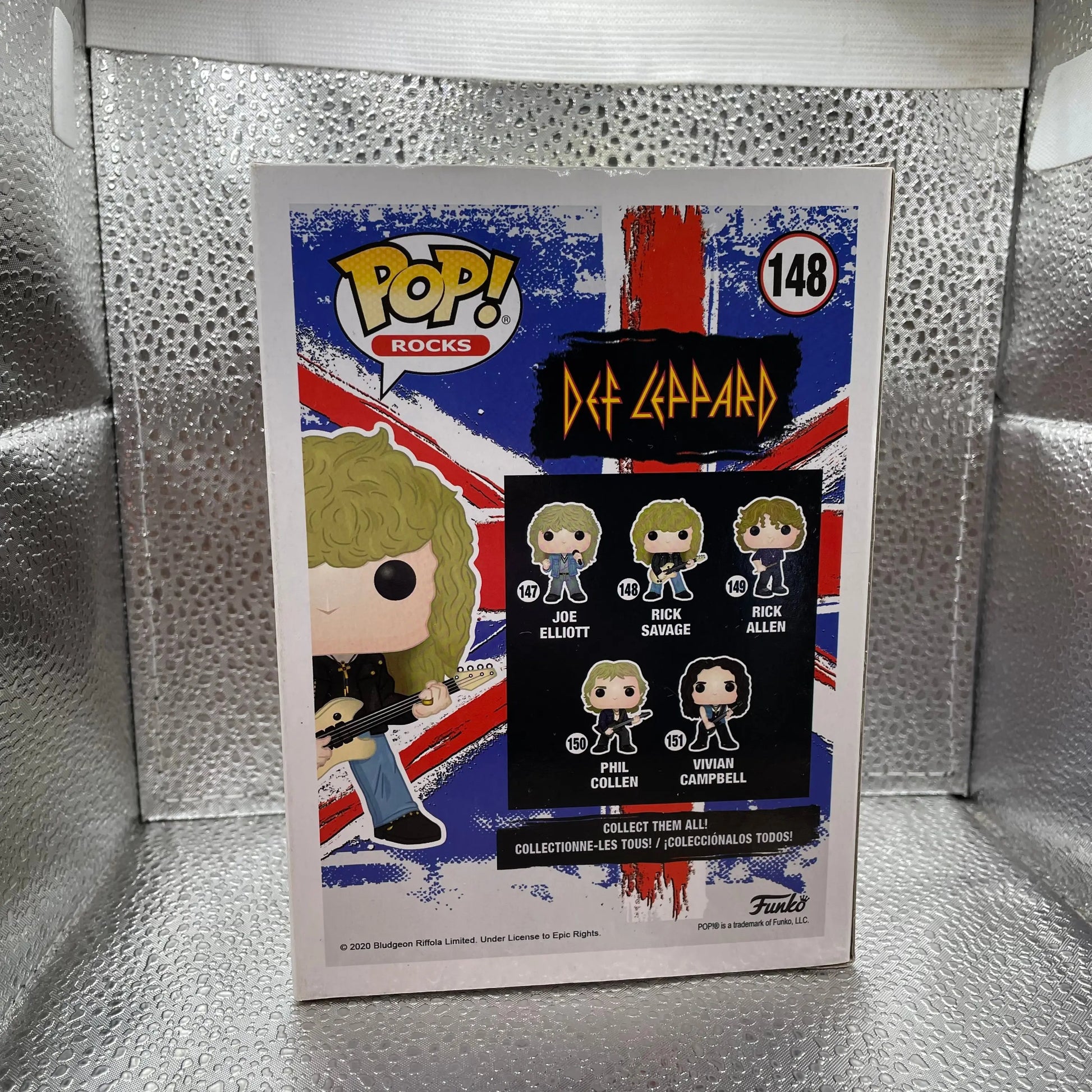 Rick Savage 148 ~ Def Leppard ~ Funko Pop Vinyl ~ Rocks FRENLY BRICKS - Open 7 Days