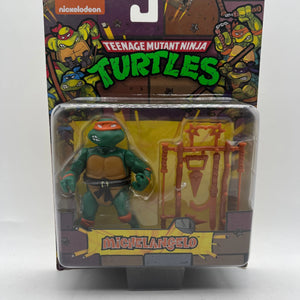 Teenage Mutant Ninja Turtles Figure - Playmates TMNT Michelangelo FRENLY BRICKS - Open 7 Days