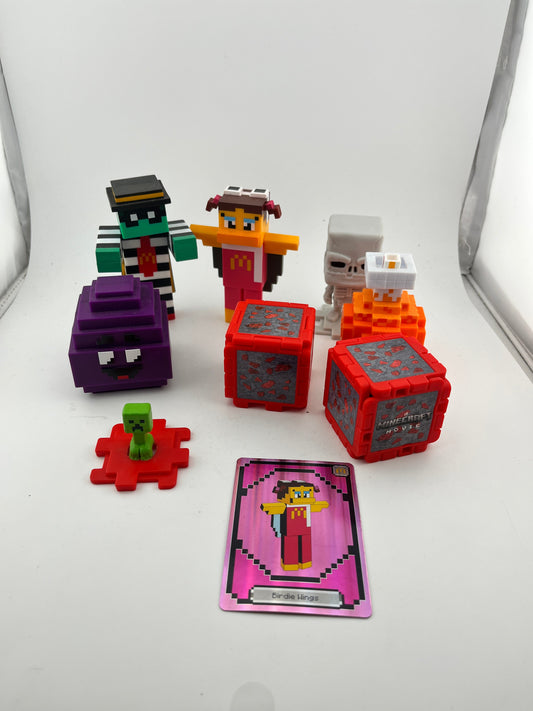 McDonalds Adult Happy Meal 2025 - A Minecraft Movie Collectable Toys - Loose FRENLY BRICKS - Open 7 Days
