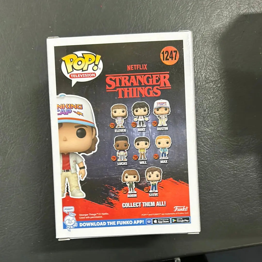 Funko Pop! Vinyl Stranger Things Dustin Special Edition #1247 FRENLY BRICKS - Open 7 Days