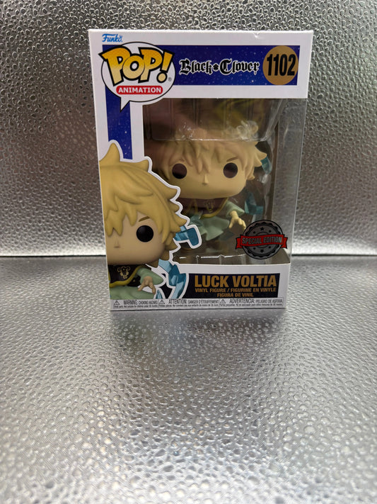 Funko pop Vinyl #1102 Black Clover Luck Voltia FRENLY BRICKS - Open 7 Days