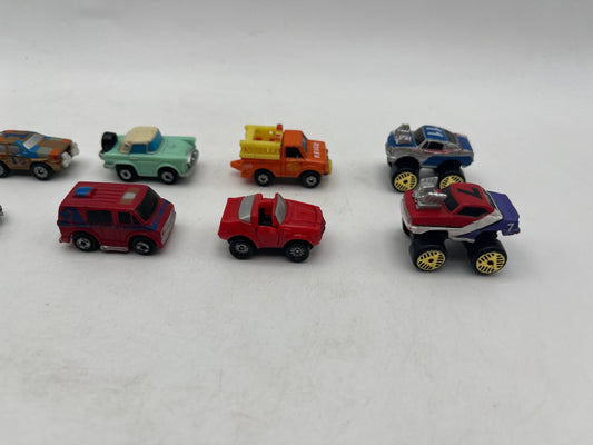 Vintage 1986 Micro Machines Galoob Mini Vehicle Lot of 11 FRENLY BRICKS - Open 7 Days