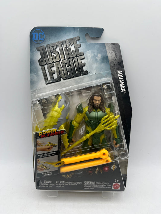 DC Justice League Power Slingers 2017 Mattel Aquaman Action Figure FRENLY BRICKS - Open 7 Days
