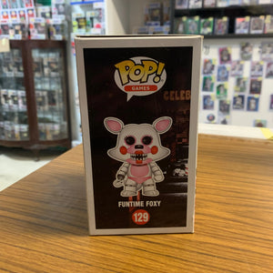 Funko Pop Funtime Foxy 129 Five Nights At Freddy's Vinyl Figure FRENLY BRICKS - Open 7 Days