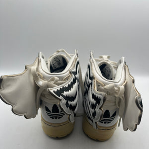USED Size 11US - adidas Jeremy Scott Wings 2.0 Pixel White FRENLY BRICKS - Open 7 Days