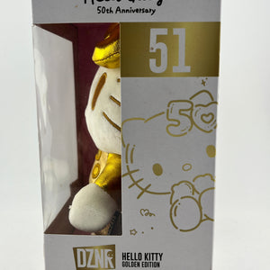 Hello Kitty DZNR Golden Edition Collectible -  New 50th Anniversary FRENLY BRICKS - Open 7 Days
