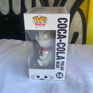 Funko POP! Coca-Cola polar bear  #58 Diamond Collection FRENLY BRICKS - Open 7 Days