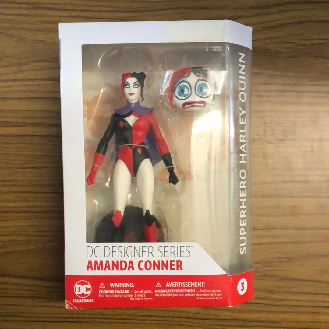 DC Comics Designer Series Superhero Harley Quinn Action Figure Amanda Conner FRENLY BRICKS - Open 7 Days