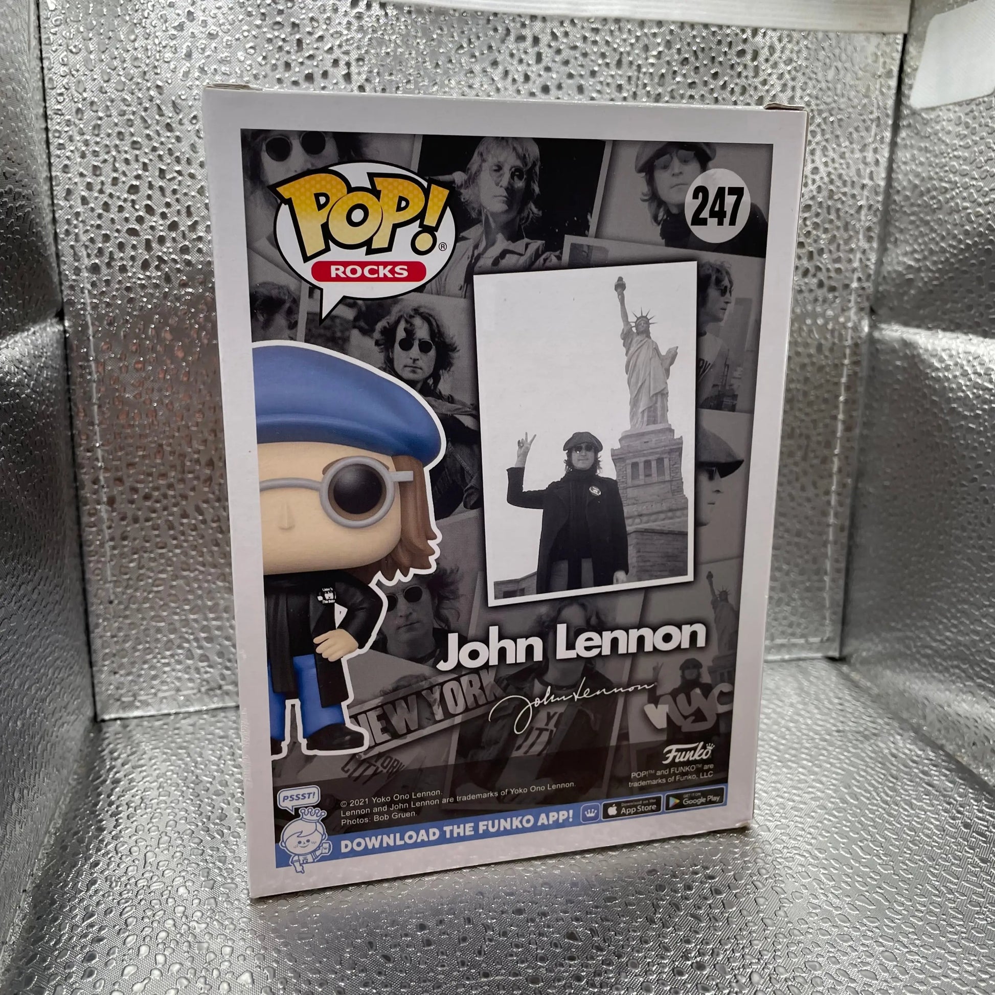 Funko POP Rocks John Lennon Funko Shop Exclusive 247 FRENLY BRICKS - Open 7 Days